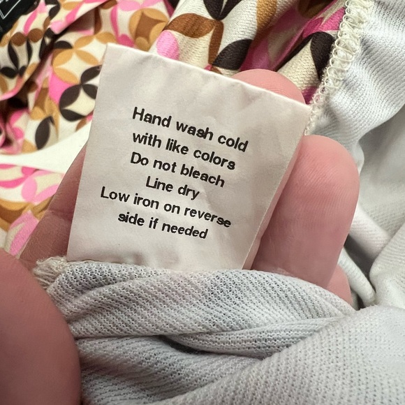 Elementz Patterned Blouse with Bow, Size XL - Picture 12 of 12